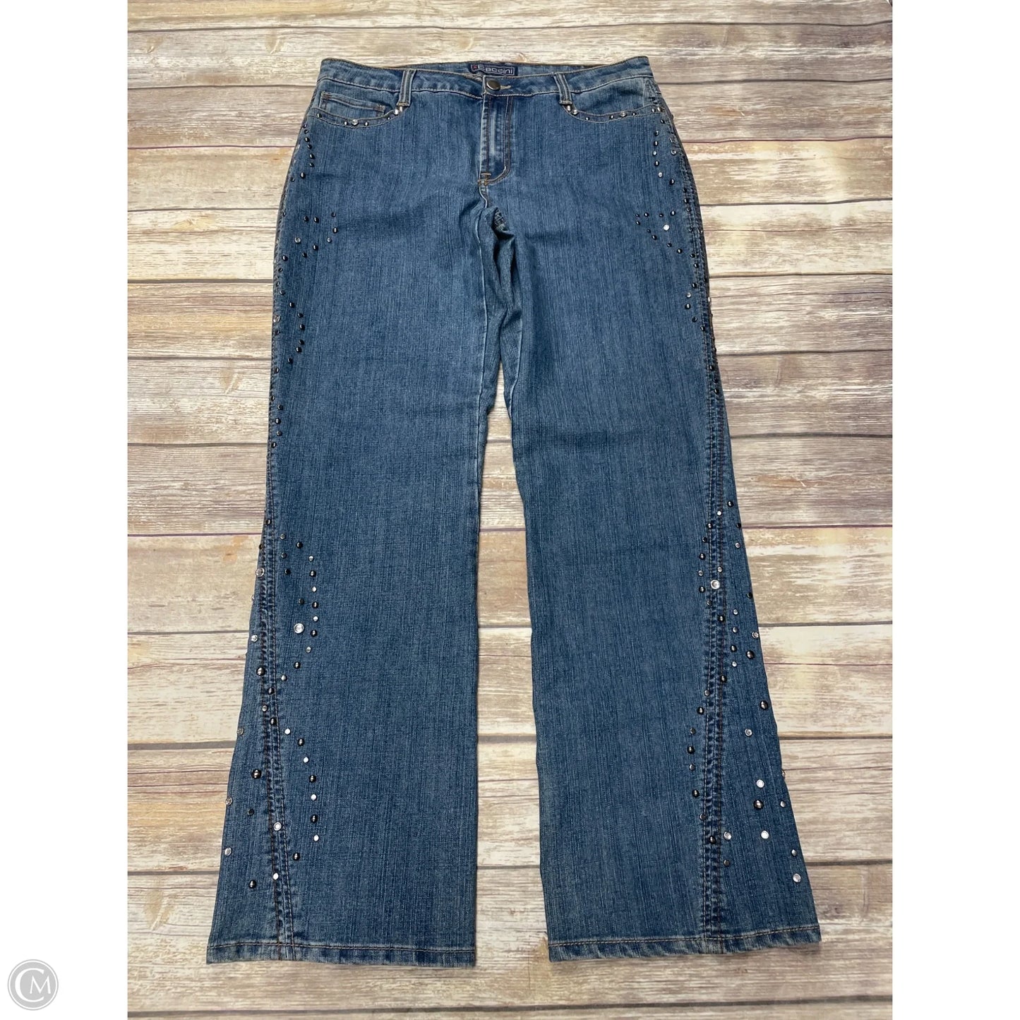 Jeans Boot Cut By Baccini In Blue, Size: 14