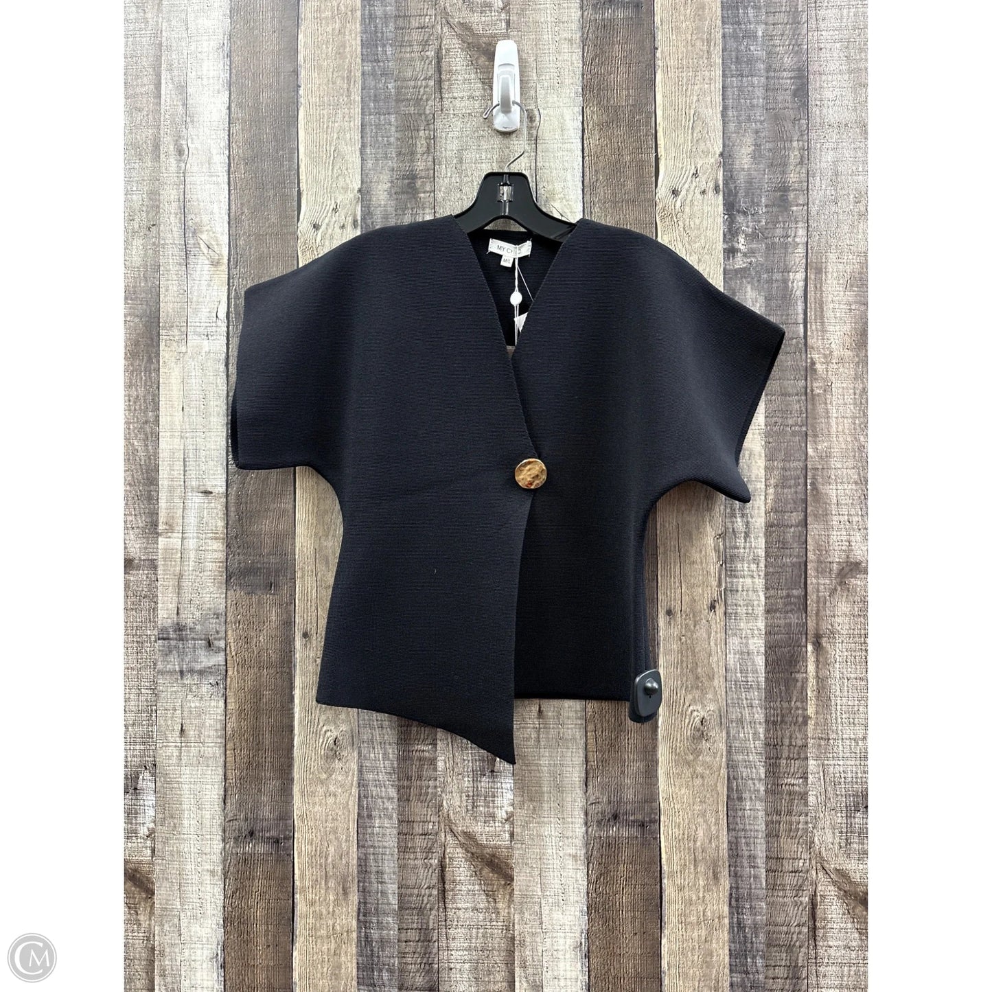 Sweater Cardigan By Cme In Black, Size: M