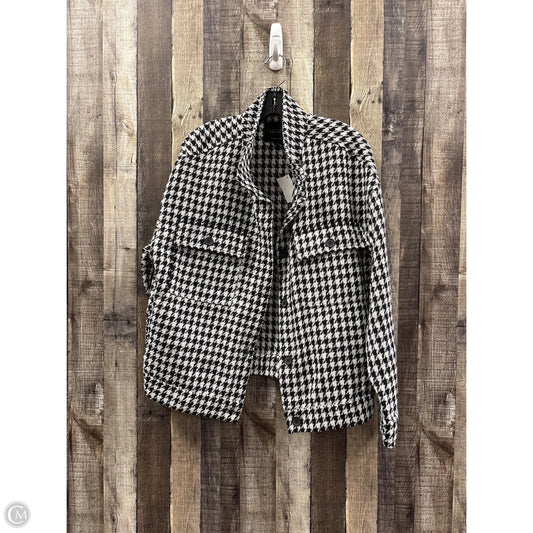 Jacket Moto By Sanctuary In Plaid Pattern, Size: Xl