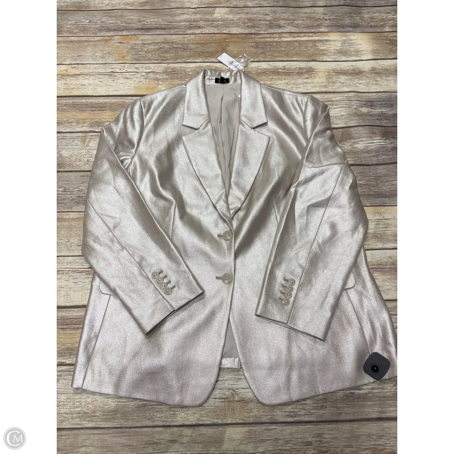 Blazer By Express In Taupe, Size: Xl