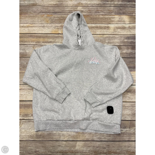 Sweatshirt Hoodie By Lululemon In Grey, Size: L