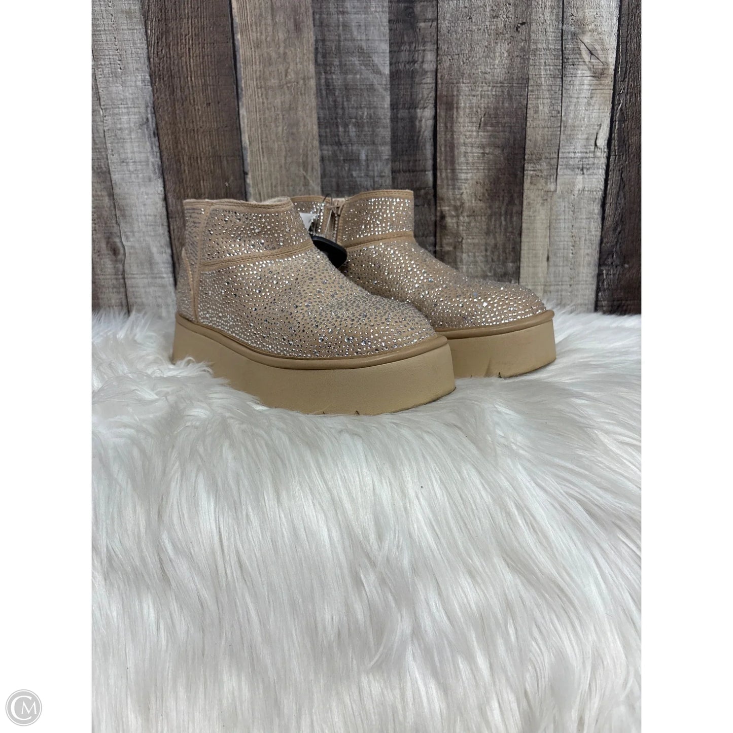 Boots Ankle Flats By Wild Fable In Tan, Size: 7