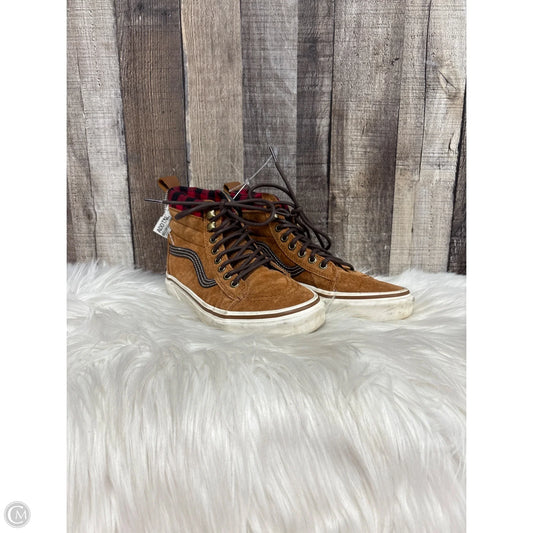Shoes Athletic By Vans In Brown, Size: 6.5