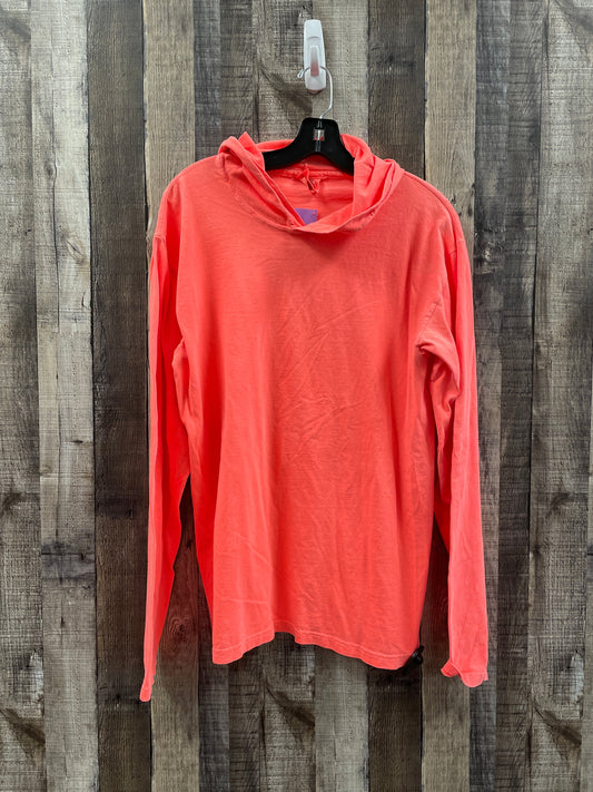 Sweatshirt Hoodie By Comfort Colors In Orange, Size: M