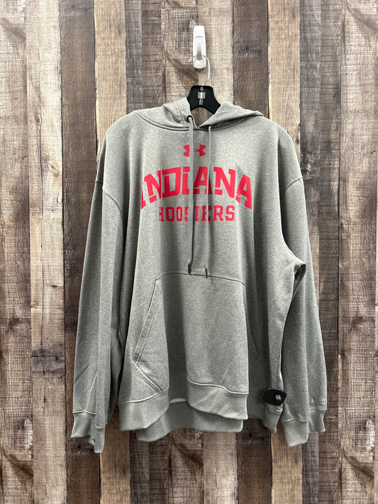 Grey Sweatshirt Hoodie Under Armour, Size Xl