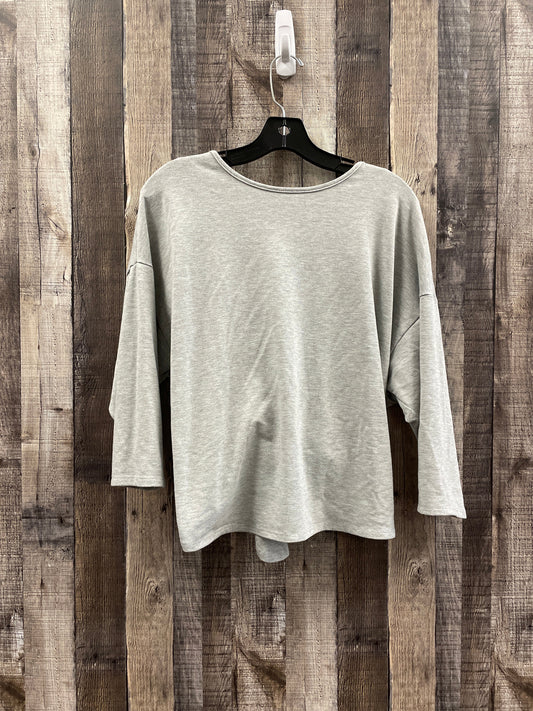 Sweatshirt Crewneck By Fashion To Figure In Grey, Size: 1x