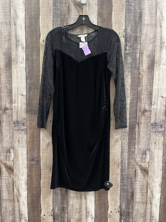 Black Dress Party Midi H&m, Size M