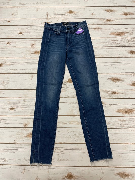 Jeans Skinny By Paige In Blue, Size: 00