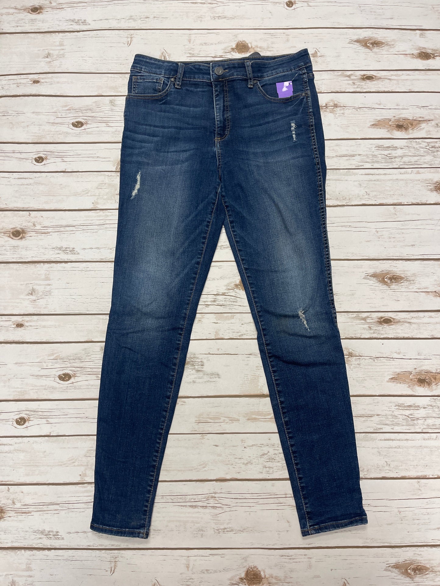 Jeans Straight By Kut In Blue, Size: 10