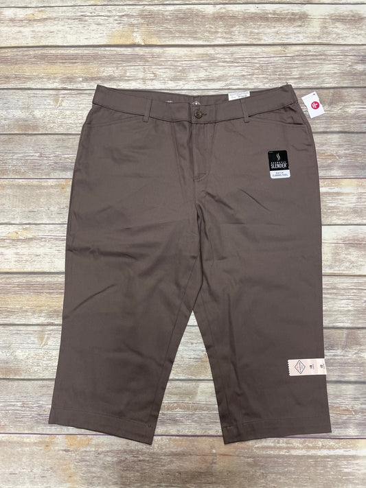 Capris By St Johns Bay In Brown, Size: 18