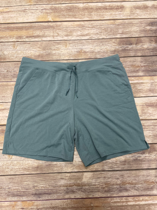 Athletic Shorts By Athletic Works In Green, Size: Xxl