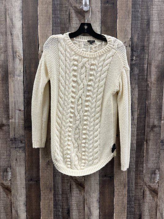 Sweater By Talbots In Cream, Size: Petite