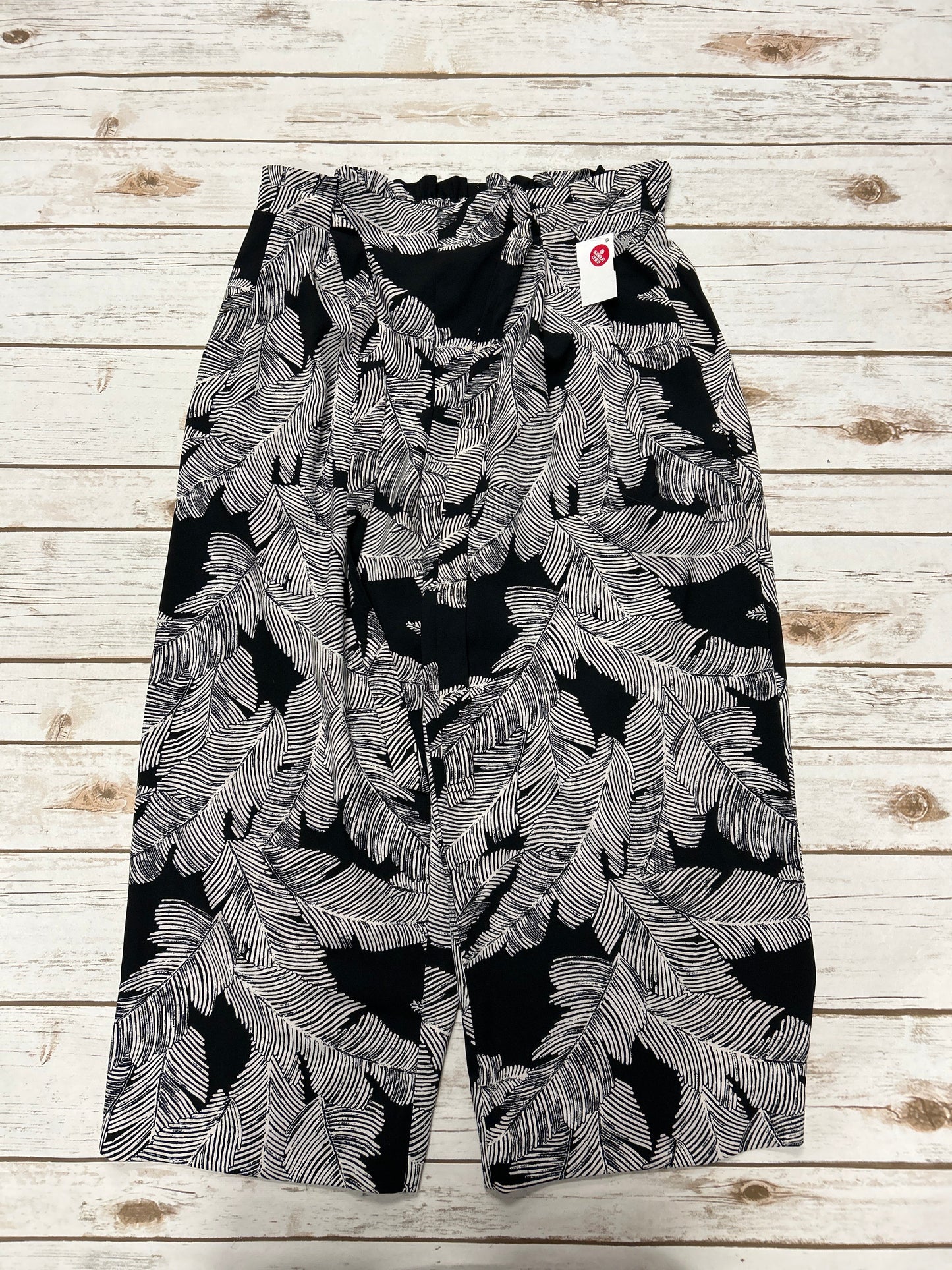 Pants Cropped By Worthington In Floral Print, Size: M