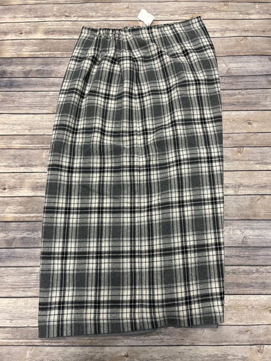 Skirt Maxi By Jessica London In Plaid Pattern, Size: 14