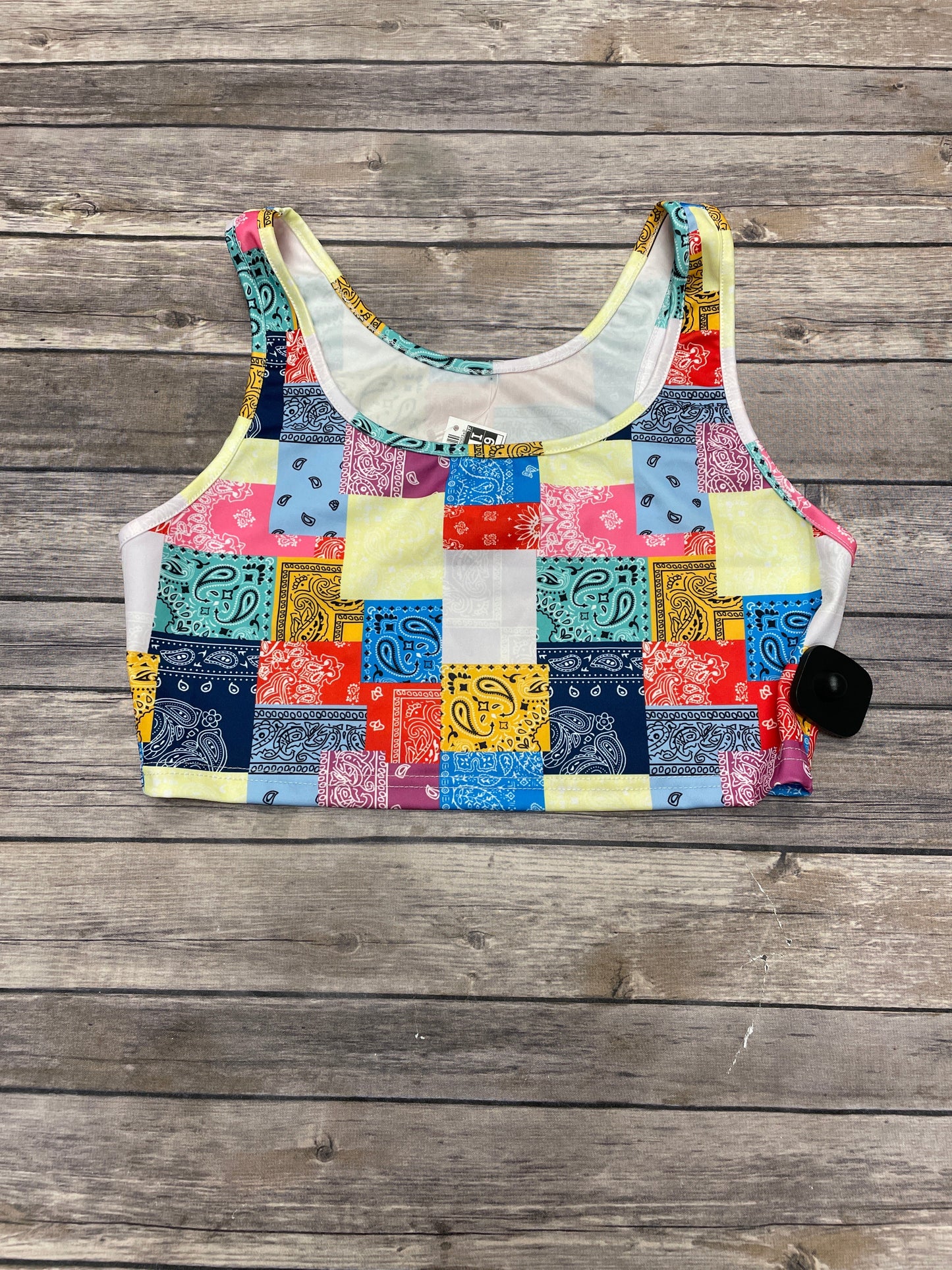 Top Sleeveless By Clothes Mentor In Multi-colored, Size: L