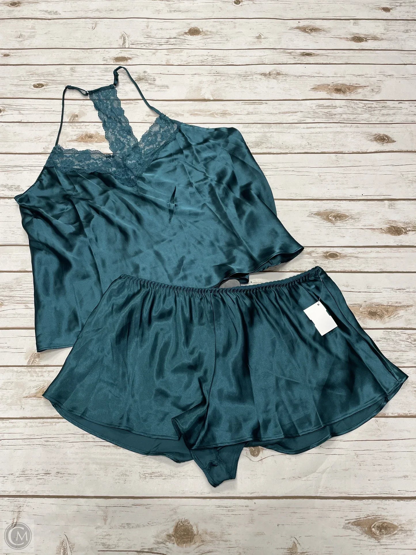 Pajamas 2pc By Clothes Mentor In Teal, Size: Xl