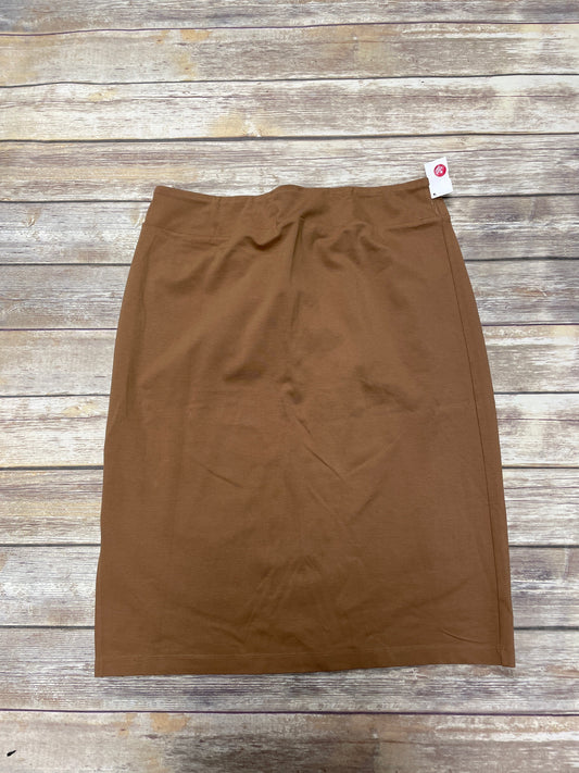 Skirt Maxi By Nine West In Tan, Size: 2x