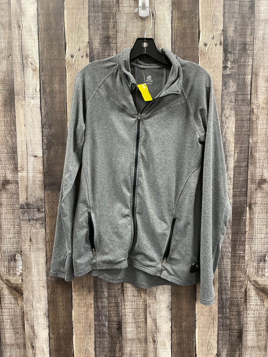 Athletic Jacket By Columbia In Grey, Size: L