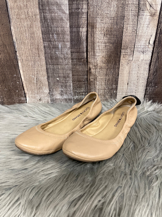 Shoes Flats By Lucky Brand In Tan, Size: 9