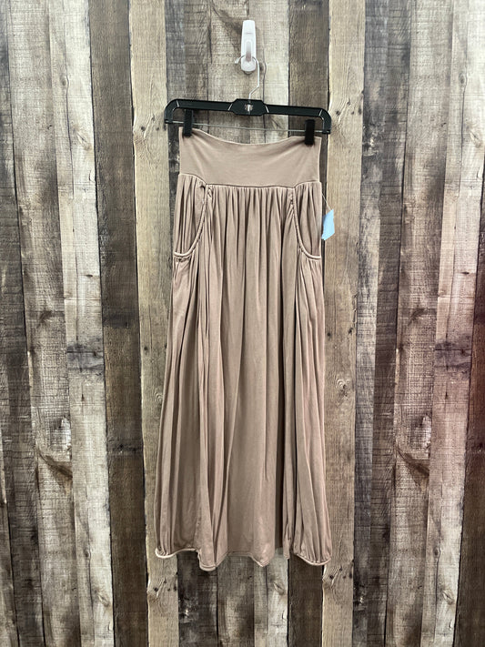 Skirt Maxi By Garnet Hill In Tan, Size: Sp