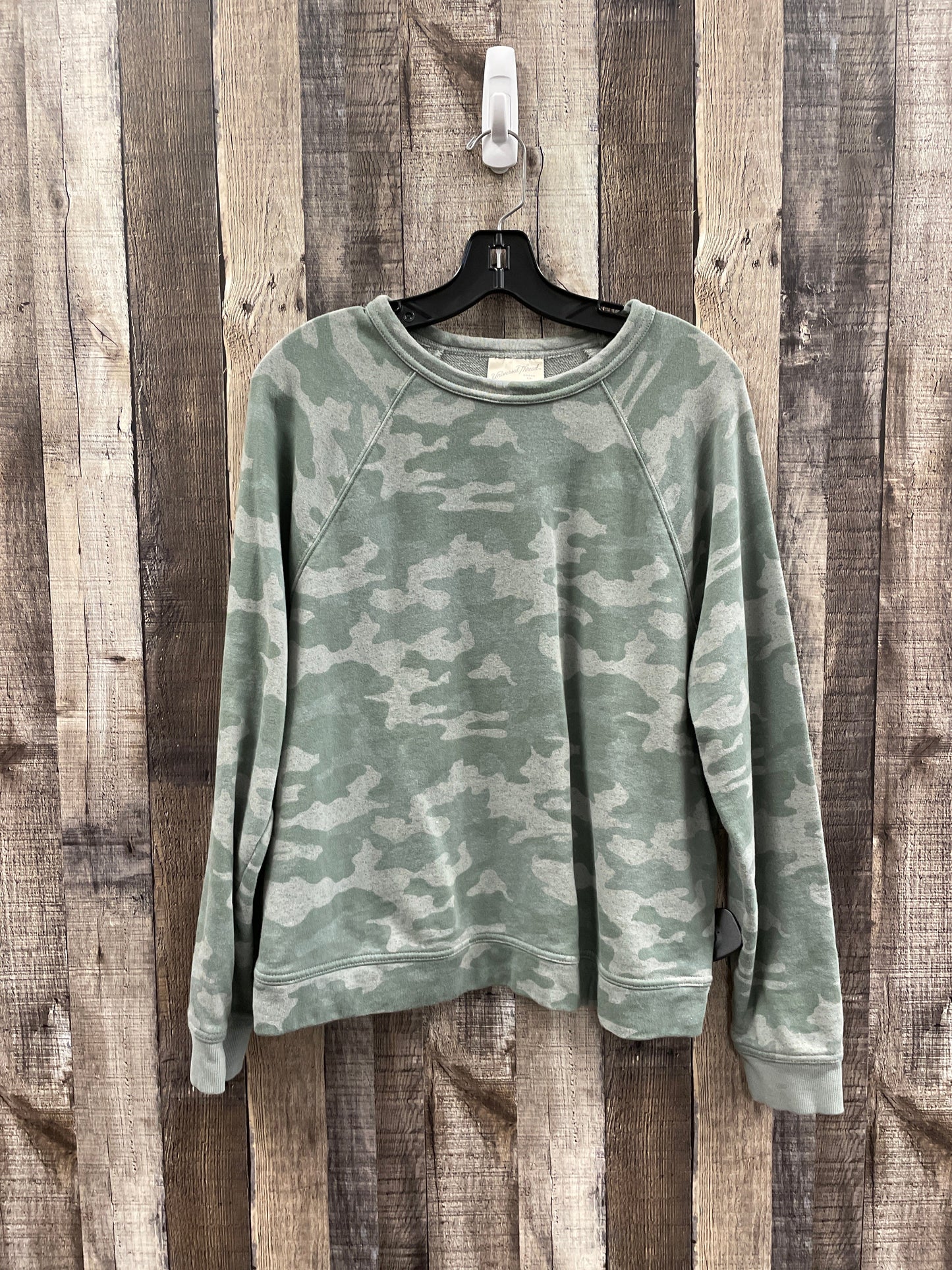 Sweatshirt Crewneck By Universal Thread In Camouflage Print, Size: L