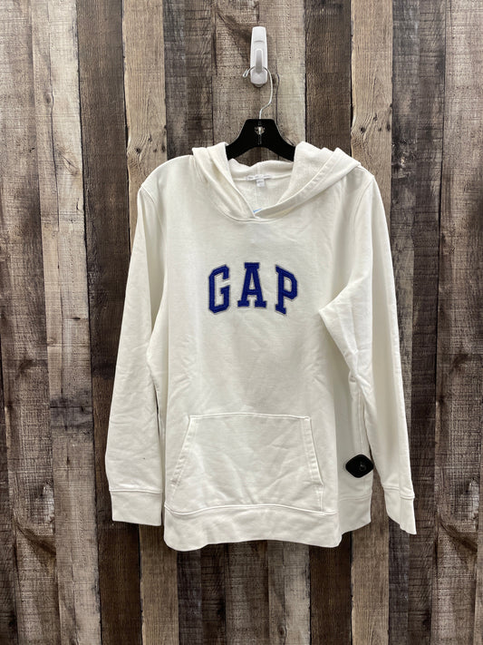 Sweatshirt Hoodie By Gap In White, Size: Xl