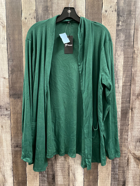 Sweater Cardigan By Cmf In Green, Size: Xl