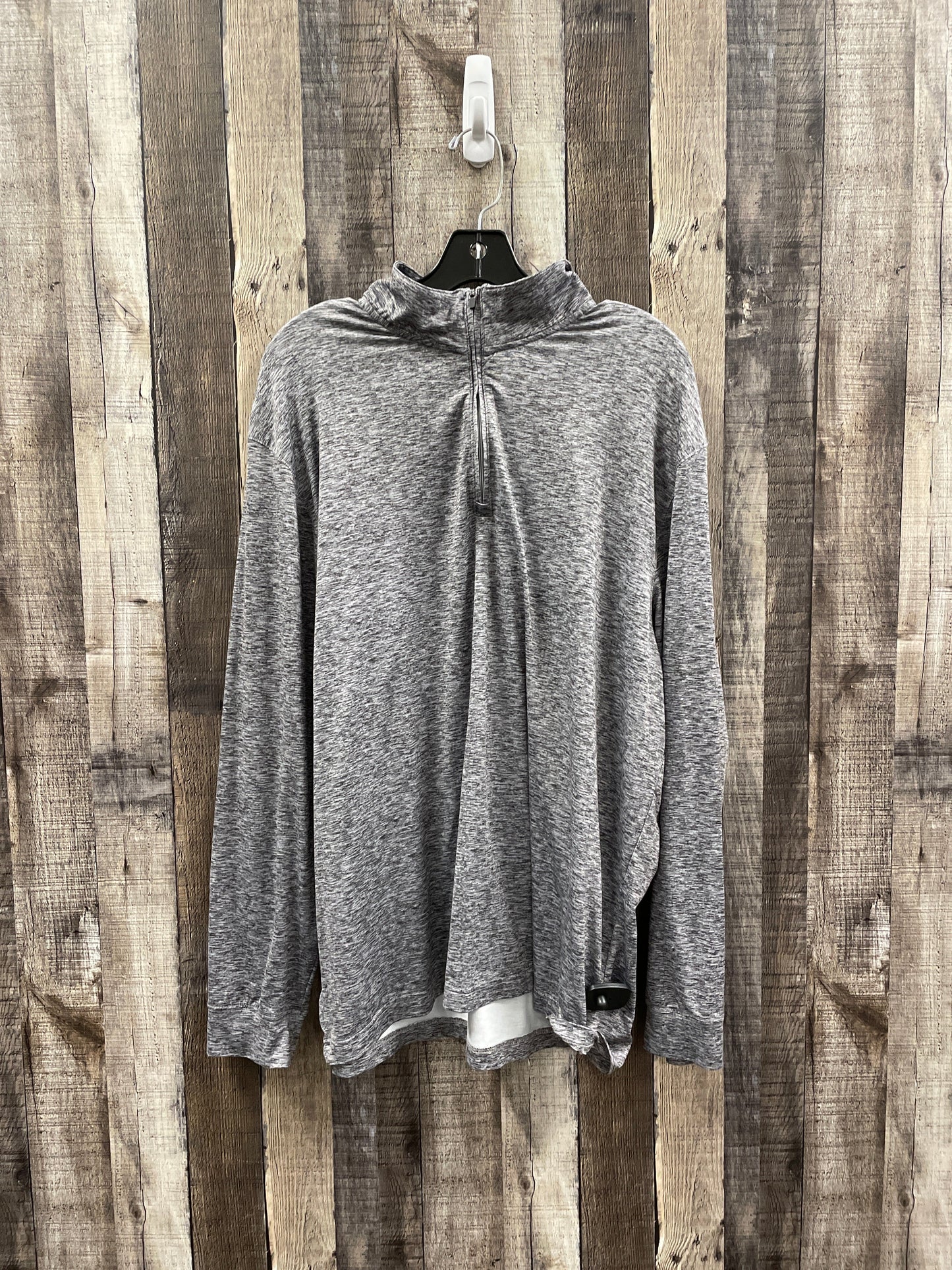 Athletic Top Long Sleeve Crewneck By Cme In Grey, Size: Xl