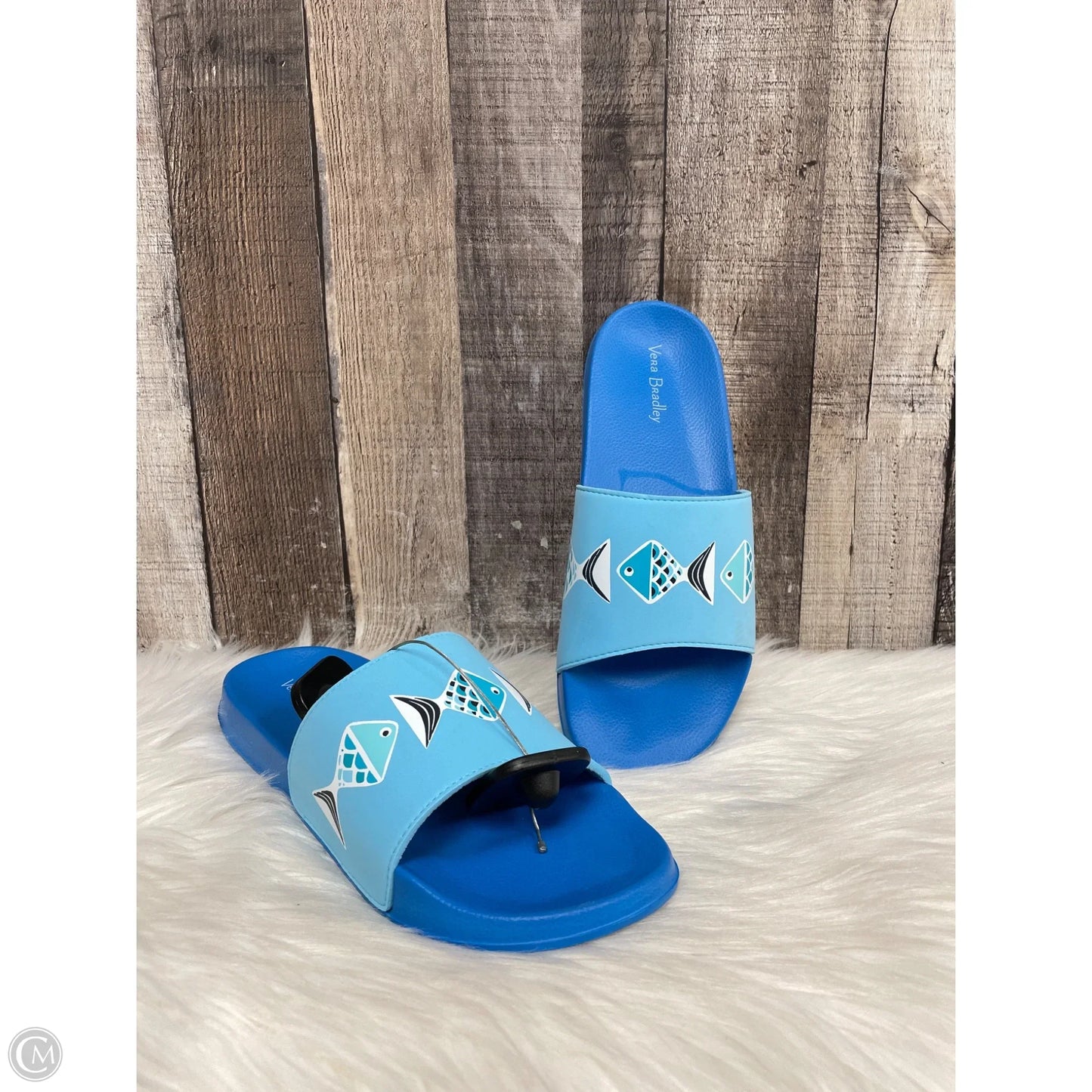 Sandals Flats By Vera Bradley In Blue, Size: 7