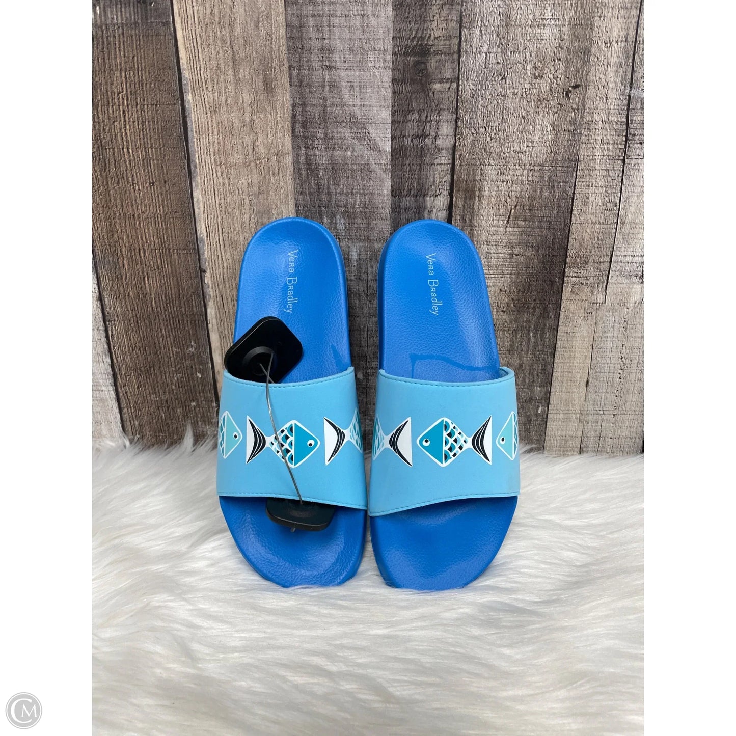 Sandals Flats By Vera Bradley In Blue, Size: 7