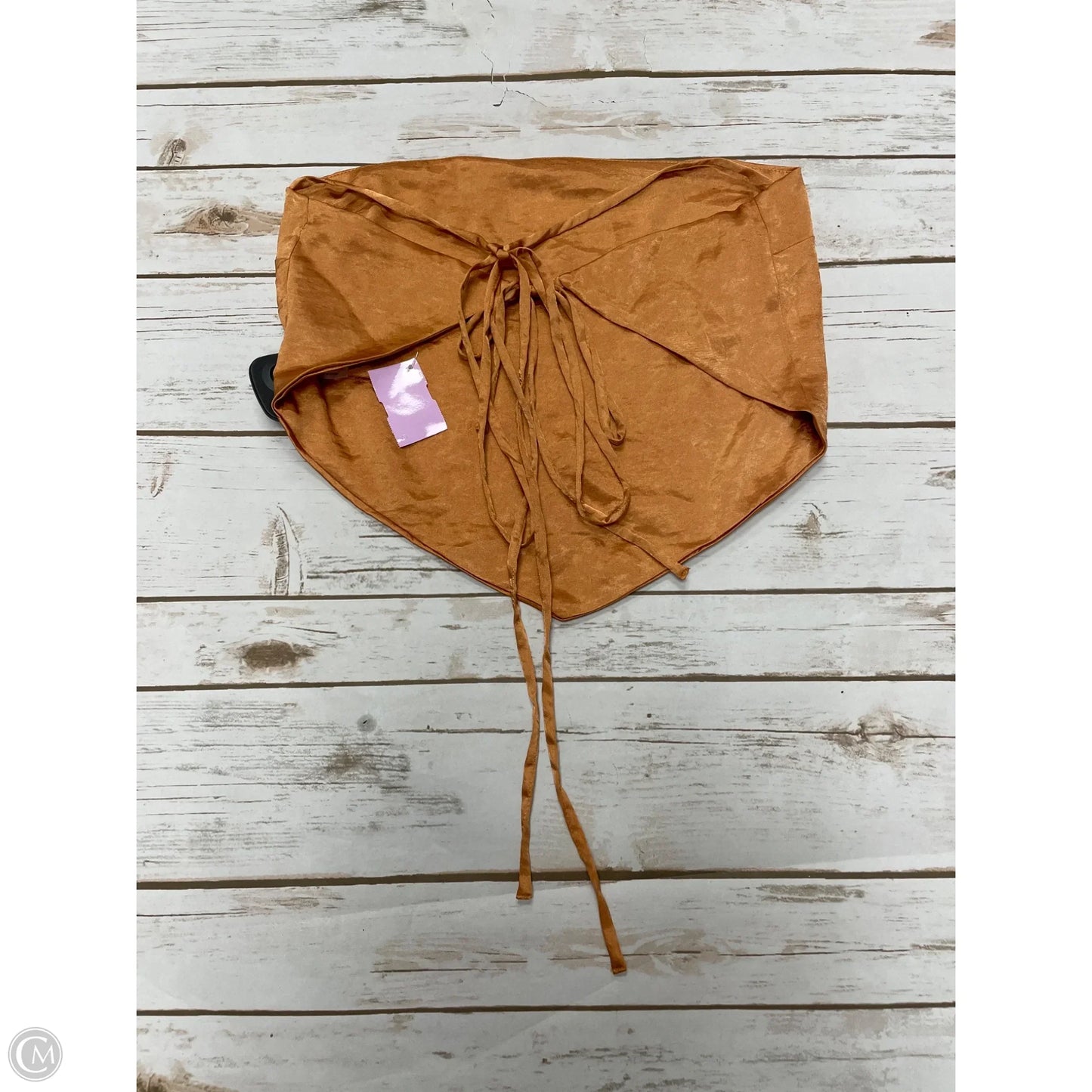 Top Sleeveless By Cme In Orange, Size: 4