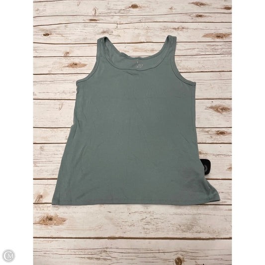 Tank Top By A New Day In Green, Size: L