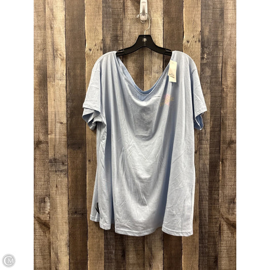 Top Short Sleeve By Hollister In Blue, Size: Xl