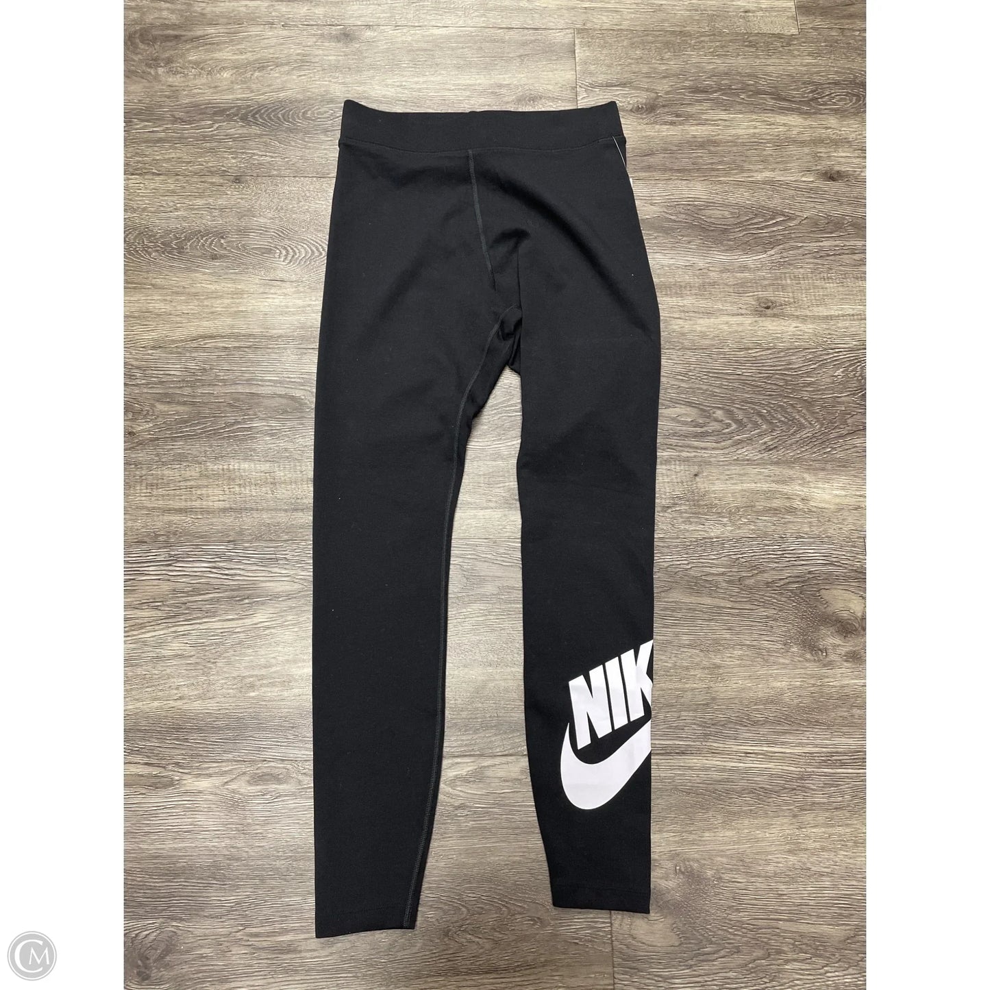 Athletic Leggings By Nike In Black, Size: M