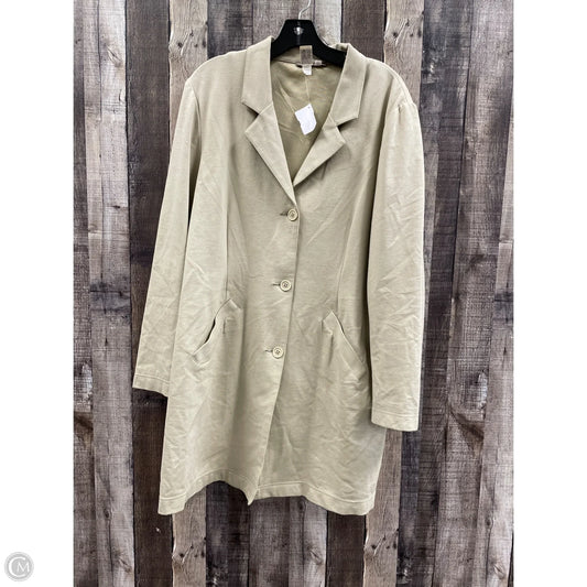 Coat Trench Coat By Isabella Bird In Tan, Size: Xl