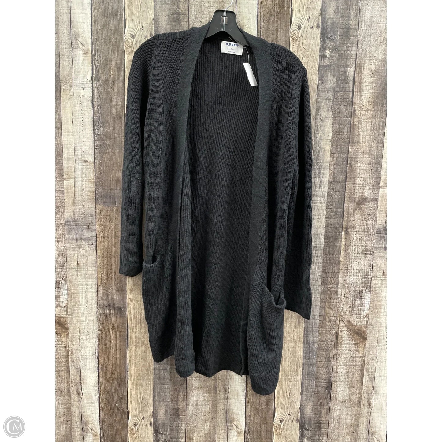 Sweater Cardigan By Old Navy In Black, Size: S