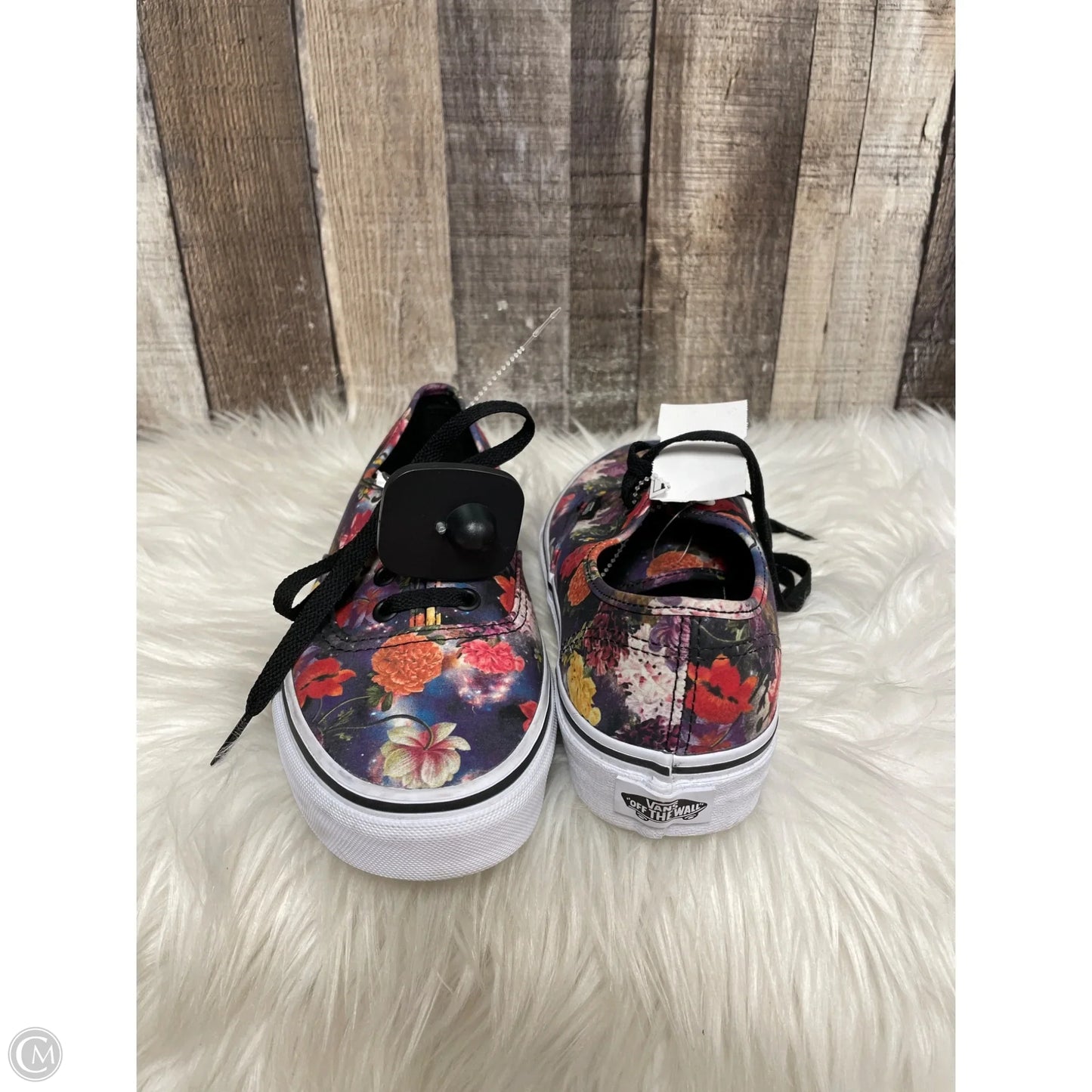 Shoes Sneakers By Vans In Floral Print, Size: 7