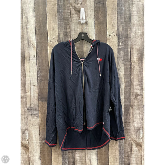 Top Long Sleeve By Tommy Hilfiger In Navy, Size: Xl
