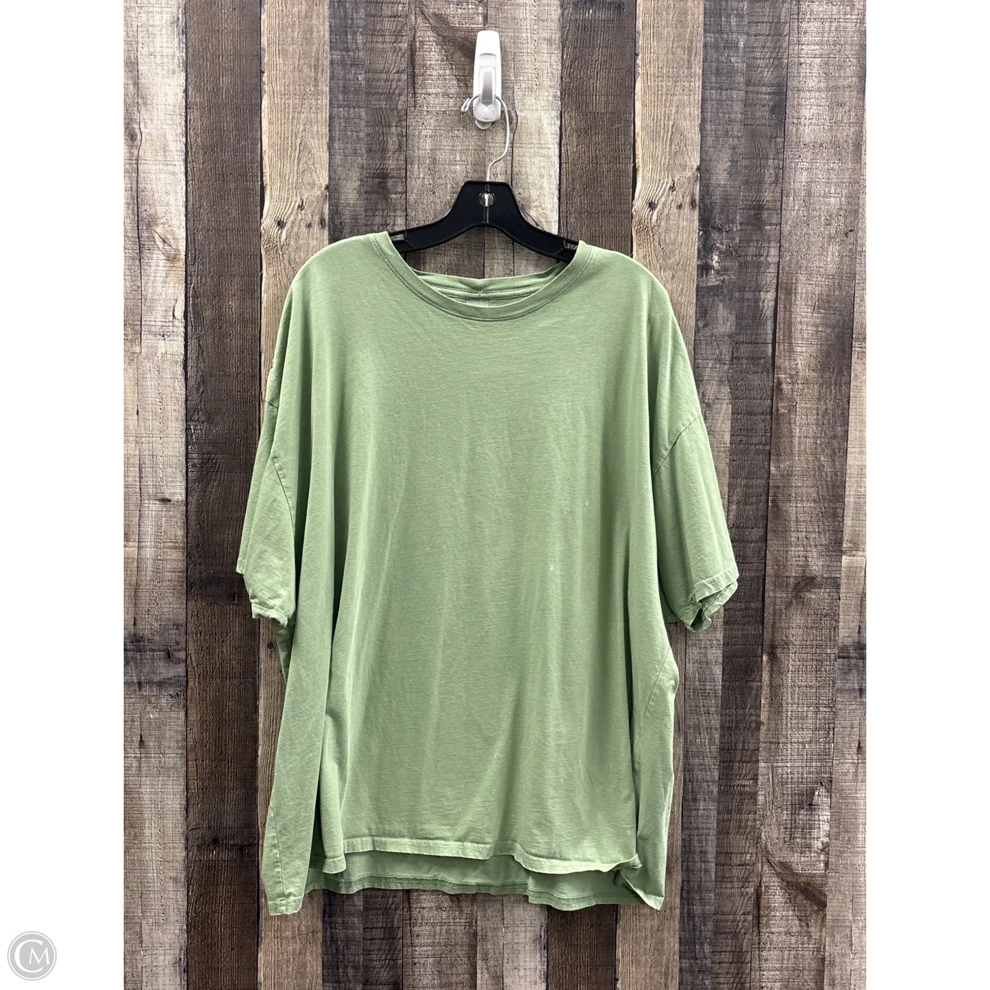Top Short Sleeve By As Revival In Green, Size: L