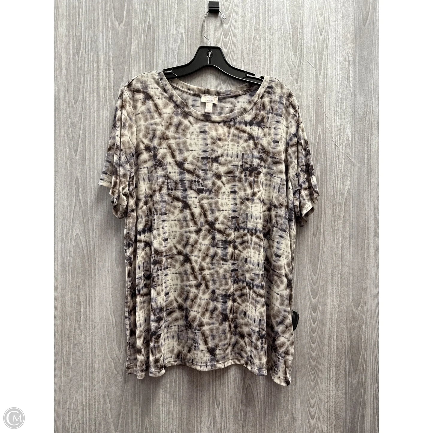 Top Short Sleeve By Logo In Multi-colored, Size: Xl