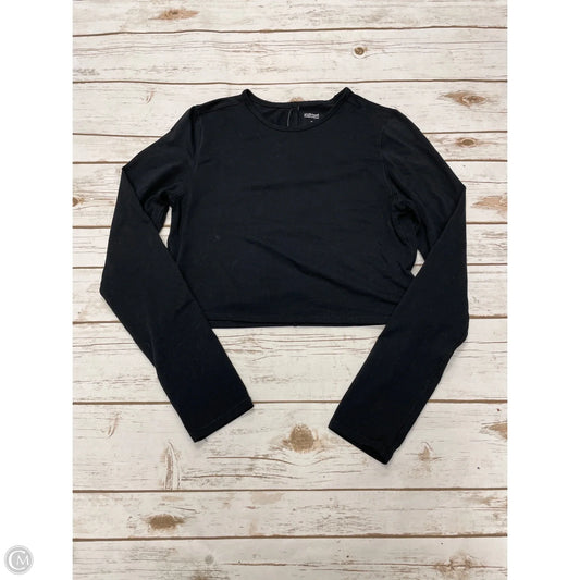 Athletic Top Long Sleeve Crewneck By Girlfriend Collective In Black, Size: M
