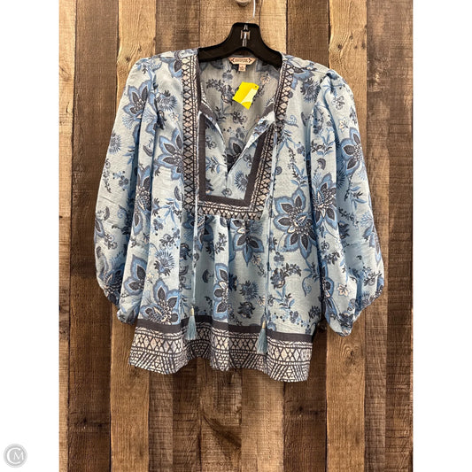 Top Long Sleeve By Nanette By Nanette Lepore In Floral Print, Size: S