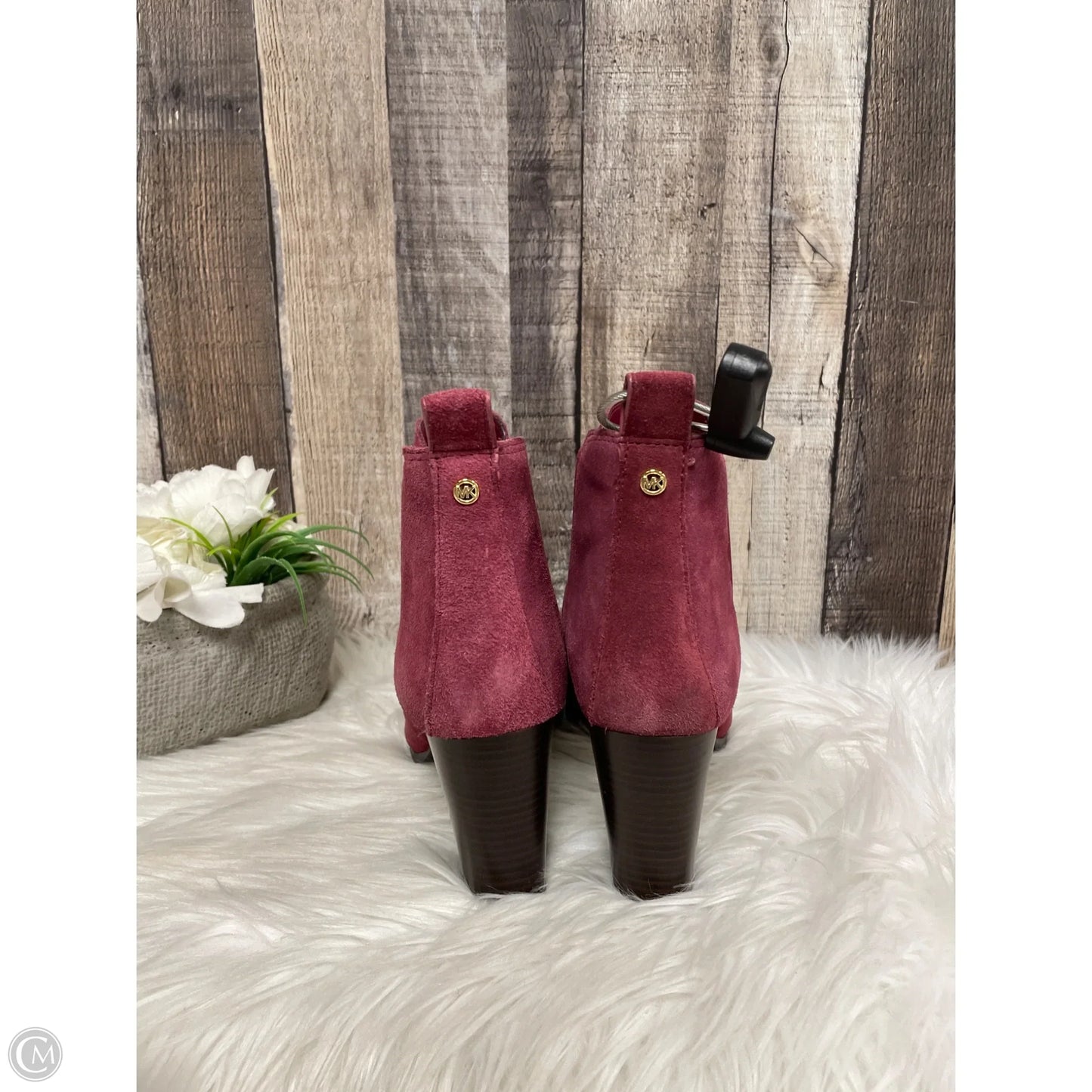 Boots Designer By Michael Kors In Mauve, Size: 8