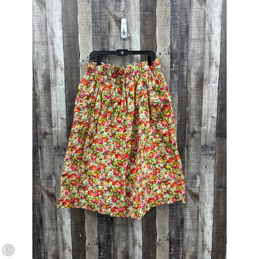 Skirt Maxi By J. Crew In Floral Print, Size: L