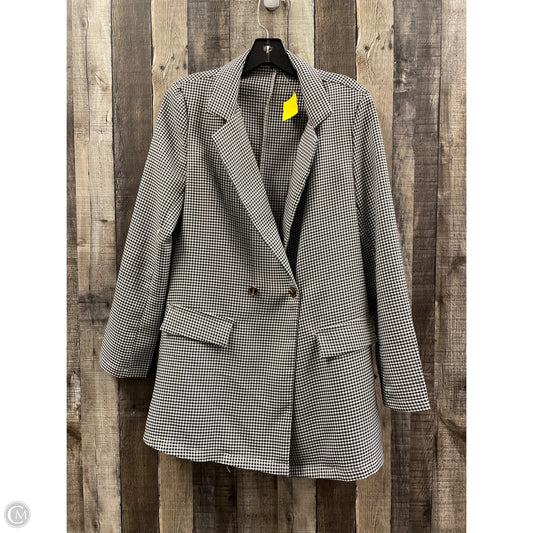 Blazer By Cmf In Plaid Pattern, Size: M
