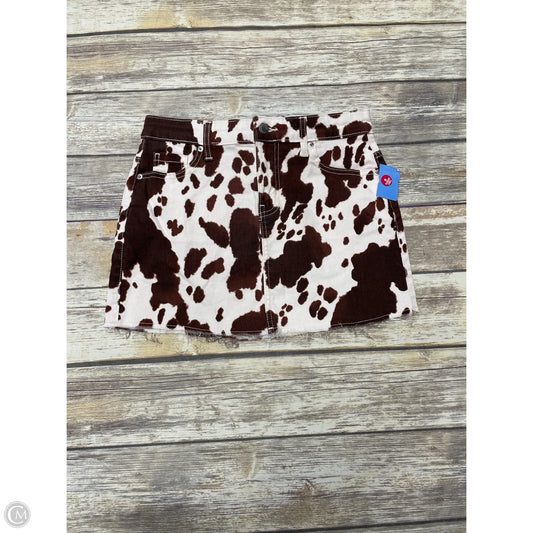 Skirt Mini & Short By No Boundaries In Animal Print, Size: Xxs