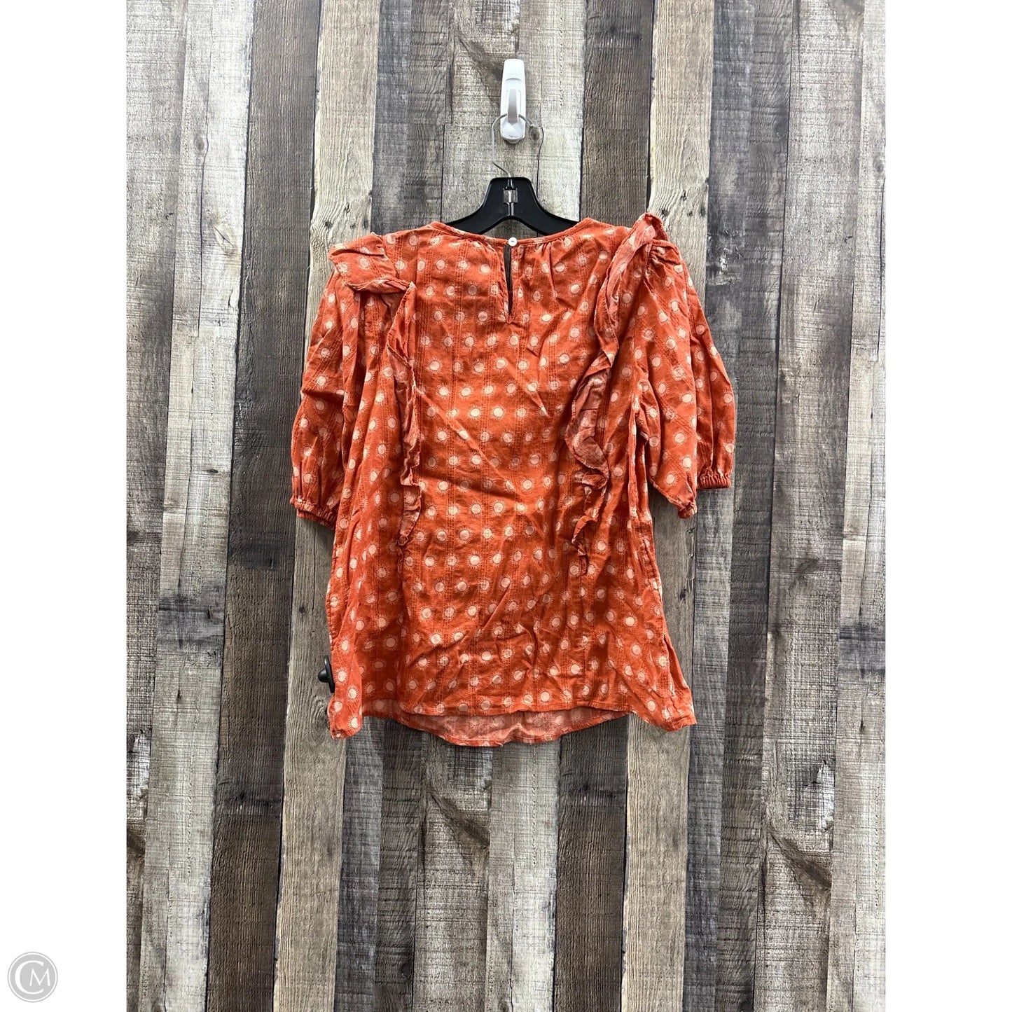 Top Short Sleeve By Universal Thread In Orange, Size: S