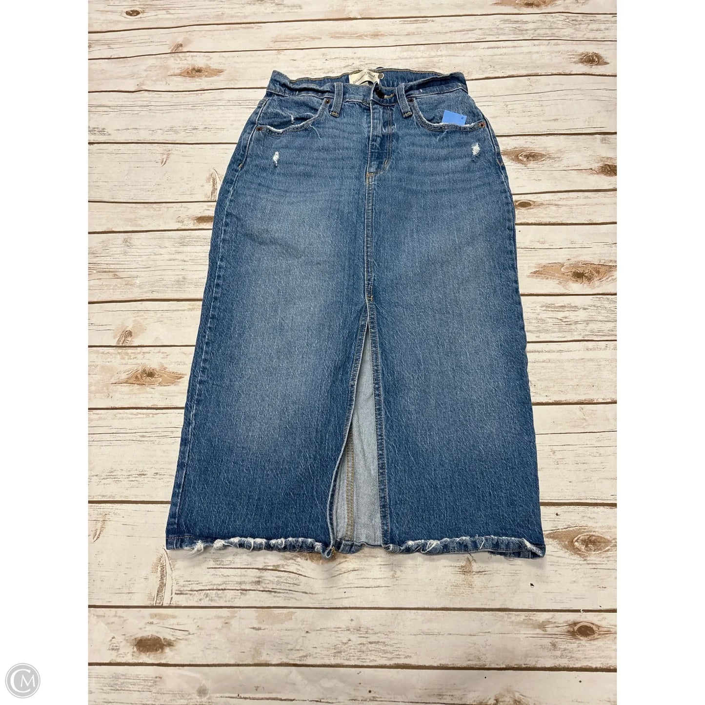 Skirt Midi By Universal Thread In Blue, Size: 2