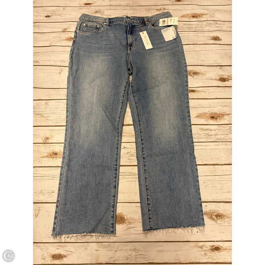 Jeans Straight By Ella Moss In Blue, Size: 14