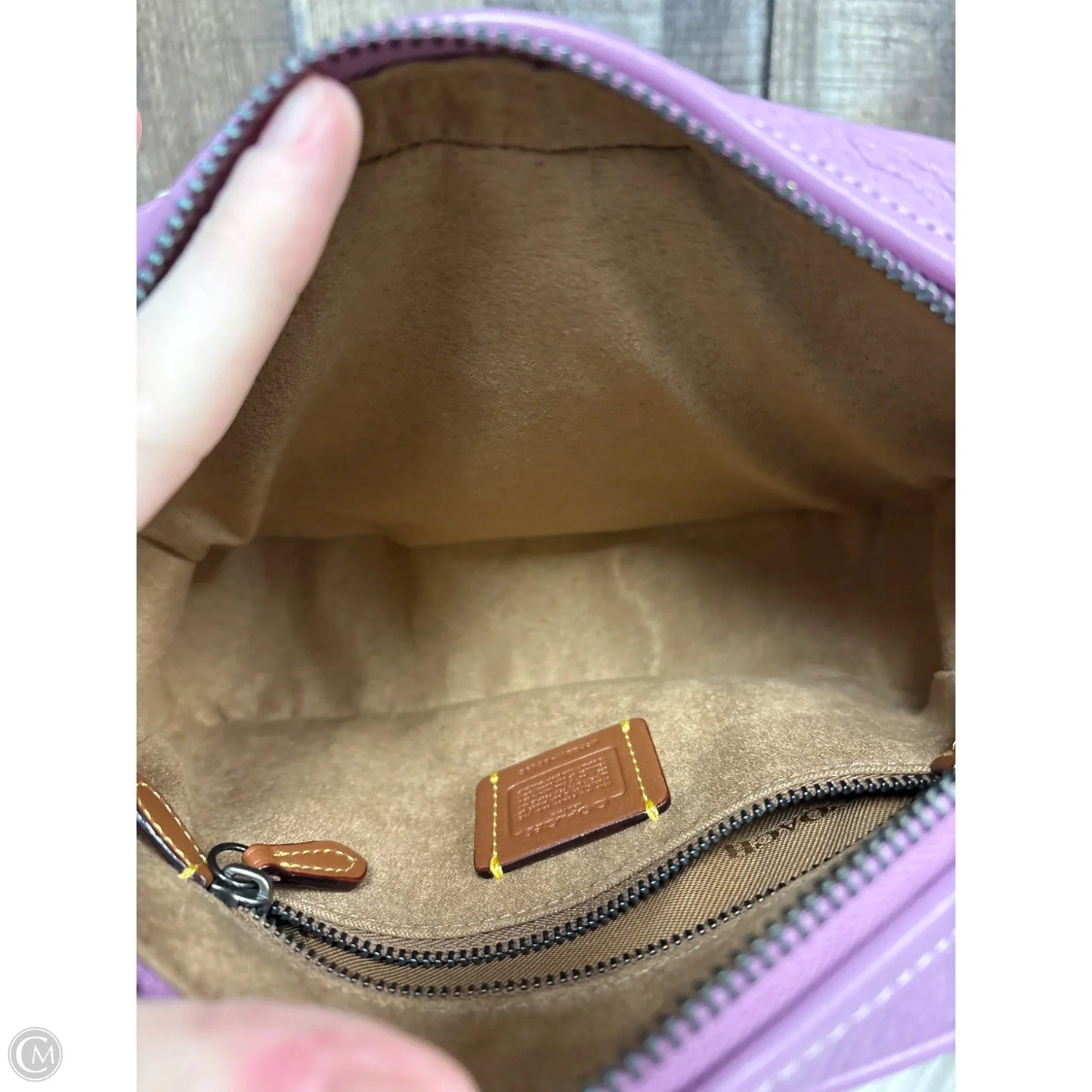 Crossbody Designer By Coach, Size: Medium